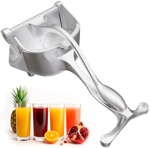 Manual Juicer Hand Press, 0.6 L Aluminum Alloy