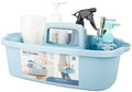 JiatuA Large Cleaning Caddy Basket, Blue