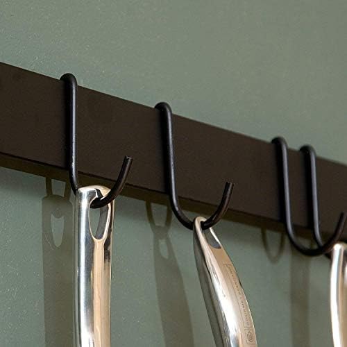 The Gourmet Bar Pot Rack Size-Color - Medium 30 inches - Black