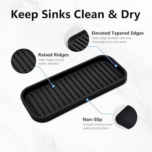 Silicone Kitchen Sponge Holder with Soap Tray