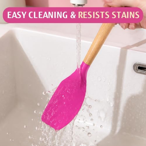 hecef Hot Pink Kitchen Utensil Set, 10 PCS