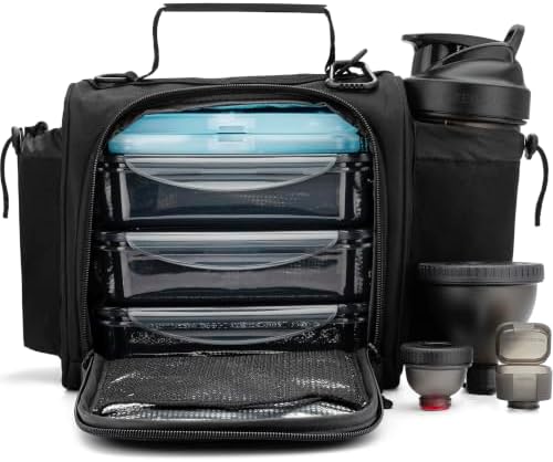 Hydra Cup 10-Piece Insulated Lunch Box with Meal Prep Containers