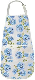 Gzrlyf Hydrangeas Apron Blue Hydrangeas Kitchen Apron Summer Floral
