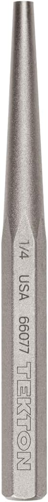 TEKTON 1/4 Inch Solid Punch | 66077 | Made in USA by TEKTON