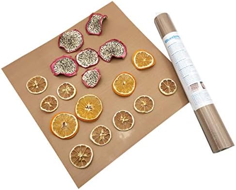 Bluedrop Dehydrator Sheets Jelly Roll Dry Liners PTFE Baking Sheets