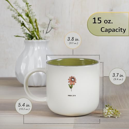 Christian Art Gifts Large Ceramic Coffee & Tea Mug for Women &