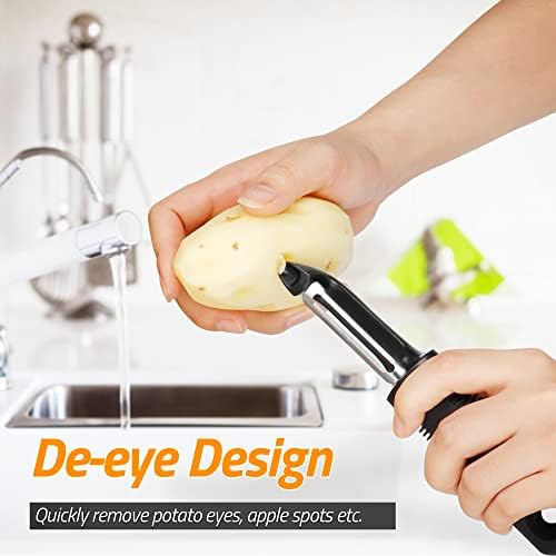 BINGBING- Vegetable Peeler, Stainless Steel Potato Peeler with Sharp