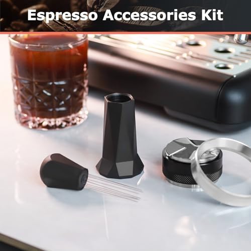 51mm Espresso Accessories Kit | 2-in-1 Distributor and Tamper, WDT