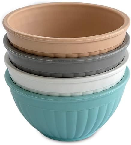 Nordic Ware Mini Prep and Serve Mixing Bowls Set, Earth-Tones by NordicWare