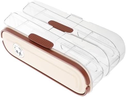 Kitchen Egg Holder Two Layer Auto Rolling Dispenser for Fridge Door