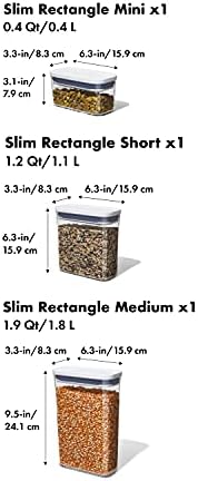 OXO Good Grips 3-Piece POP Container Variety Set