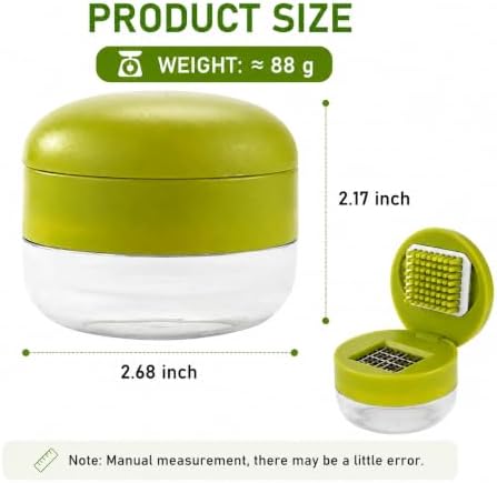 Garlic Press, Manual, Stainless Steel Blades (1)