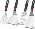 Beijiyi 4-Piece Stainless Steel Spatula Set