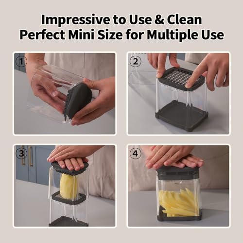 Solucky French Fry Cutter, 3/8 Inch Blade