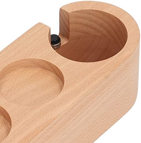 Espresso Tamper Station 3 Hole Beechwood Barista Organizer Non Slip