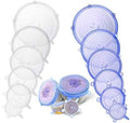 TESUE Reusable Silicone Stretch Lids, 12 Pack