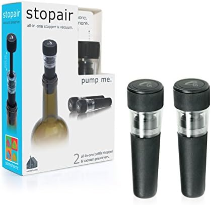 Soireehome Stopair Vacuum Sealer Pump Wine Cork and Bottle Stopper
