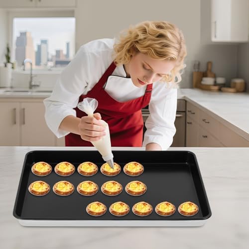 Bakeware Cookie Pan Set, Kitchen Oven Baking Pan Nonstick Carbon