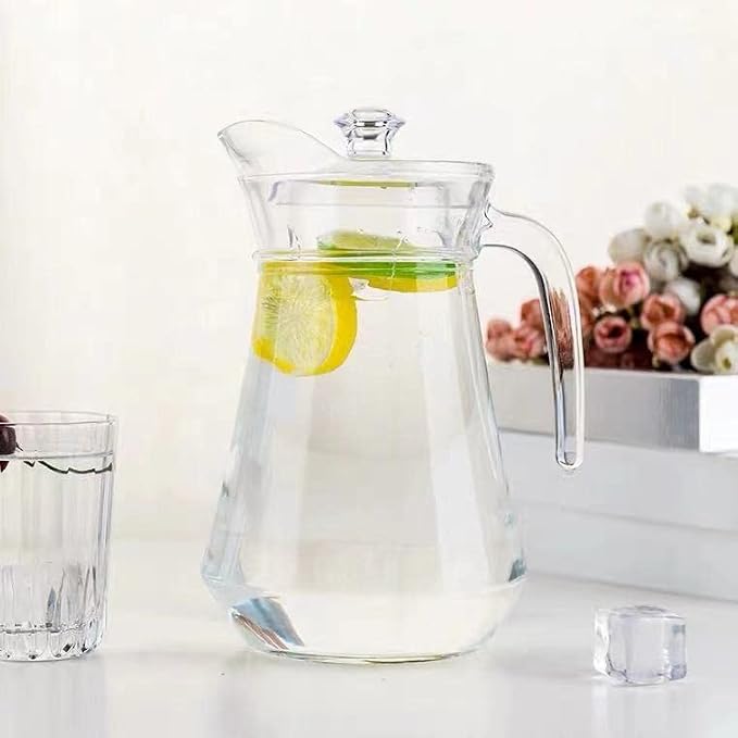 SOUJOY 2 Pack Plastic Pitcher, 68Oz Clear Iced Water Jug - Image 9