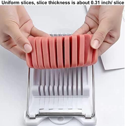 FENGCHEN Spam Slicer, Easy Luncheon Meat Cutter with Stainless Wires
