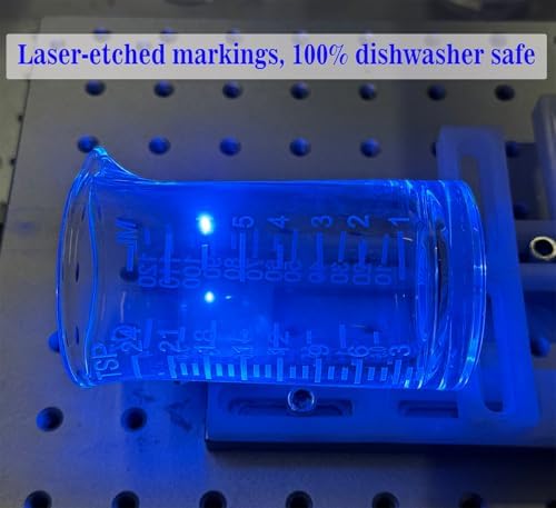 Ackers Shot Glass Etching Scale Measuring Cup 4 Ounce/120ML Liquid