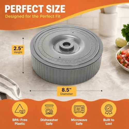 Covzoe 2 Pack Tortilla Warmer, 8.5 x 2.5 Inch Tortilla Holder with Lid