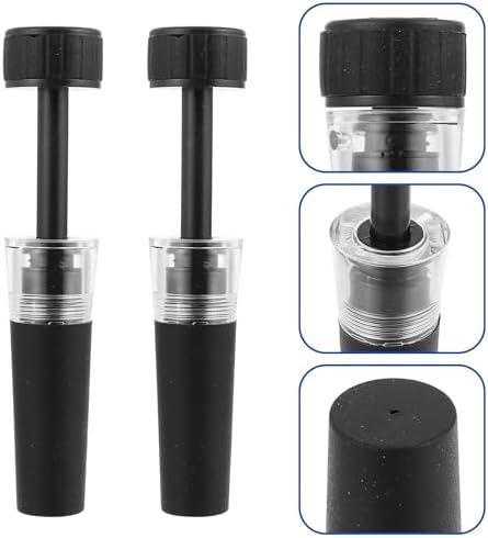 2pcs Vacuum Pump Wine Stopper for Wine Bottle Air Tight Seal