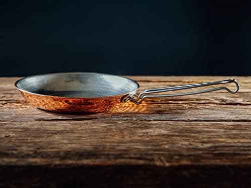 Sertodo Copper Skillet Pan | 8 inch Diameter | Patented Stainless