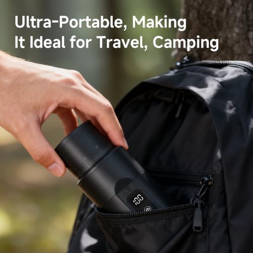 HIBREW G5mini Portable Wireless Coffee Grinder, 5200mAh