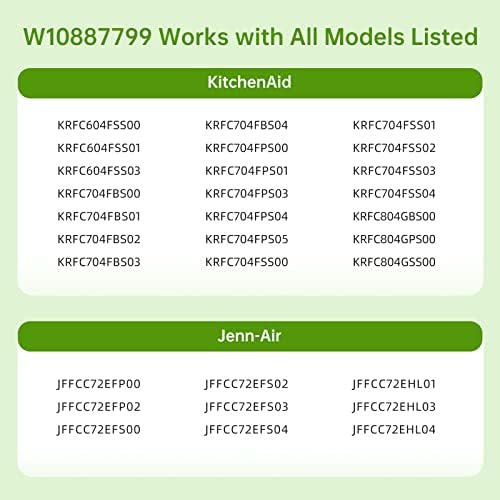 [2026] Upgrade W10887799 W10671656 W10795606 Refrigerator Door Shelf