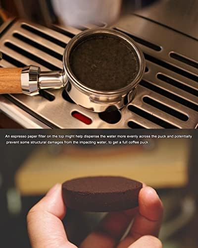 Espresso Paper Filter 58mm, 300pcs Disposable Espresso Puck Paper