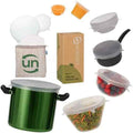 unwasted Reusable Silicone Lids, Variety Pack, 7-Pack