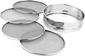 4 In 1 Stainless Steel Interchangeable Sieve Set of 5 Flour Spices