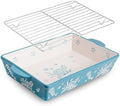 Wisenvoy Casserole Dish with Roasting Rack Baking Dish Casserole