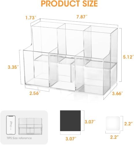 AIEVE Magnetic Drink Packet Organizer, 2-Tier Fridge Organizer