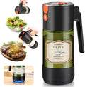 2-in-1 Oil Sprayer for Cooking, 500ml Dark Glass