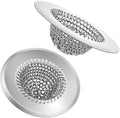 2 Pack Chainlink Sink Drain Strainers, 4.4 Inch