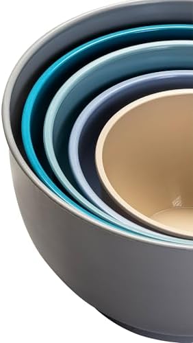 IT'S BRAZILIAN 10-Piece Nonslip Nesting Plastic Mixing Bowl Set with