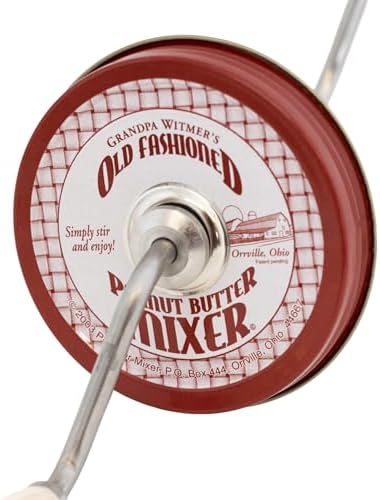 Self Cleaning Peanut Butter Mixer, White