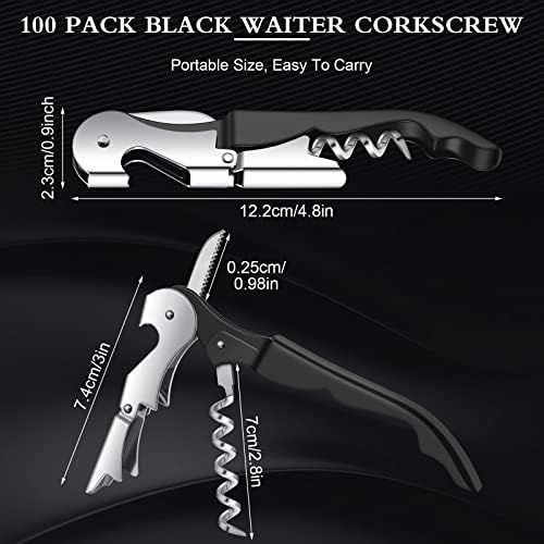 Waiter Corkscrew Wine Openers Heavy Duty Hinges Wine Key Bottle Opener