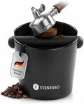 Espresso Knock Box, Coffee Grounds Bin for Espresso Machine, Quiet