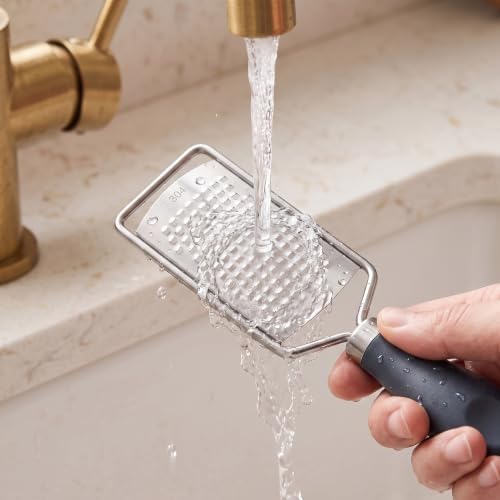 Lemon Zester, Mini Cheese Grater with Handle, 1.8"W x 5.8"L