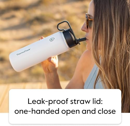 ThermoFlask 40 oz Double Wall Vacuum Insulated Stainless Steel Water