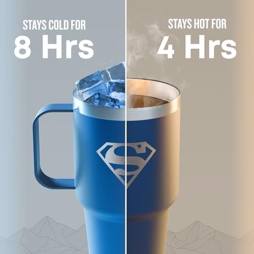 Smartshake DC COMICS Bohtal Nomad Tumbler, 900ml / 30 oz, Keeps Drinks