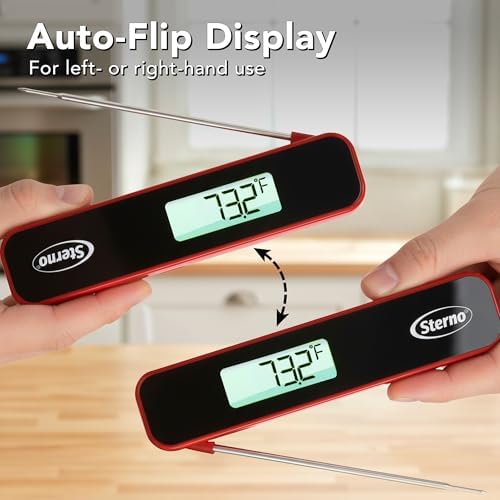 Sterno Digital Meat Thermometer, Instant Read