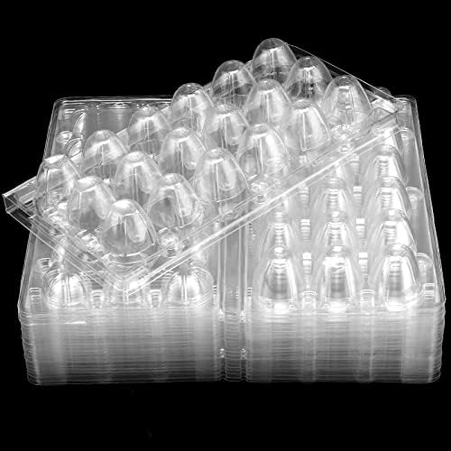 SINJEUN 120 Pack 18-Grid Quail Egg Cartons