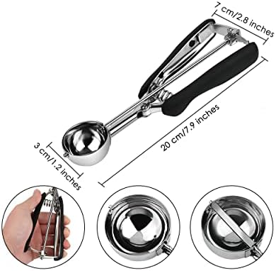 DS. DISTINCTIVE STYLE Mini Cookie Scoop #100-2 Teaspoon Scoop - Mini