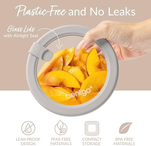 Bentgo Signature 4-Piece Glass Food Storage Container Set
