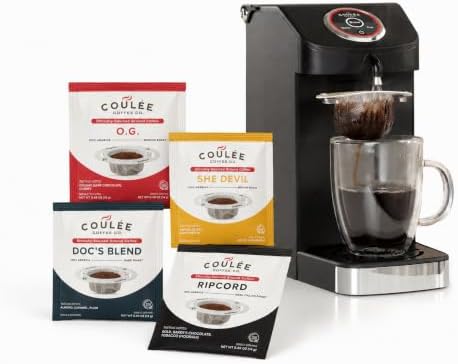 Swirl Single Serve Pour Over Coffee Maker, Black