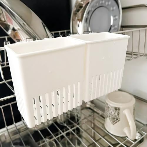 2PCS Silverware Drainer Drying Basket for Sink – Compact Kitchen